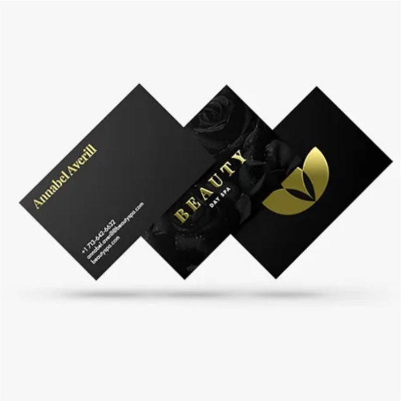 Wizytówki Premium Srebrzone/Złocone