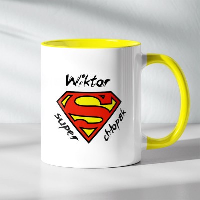 Kubek z Imieniem Super Chłopak