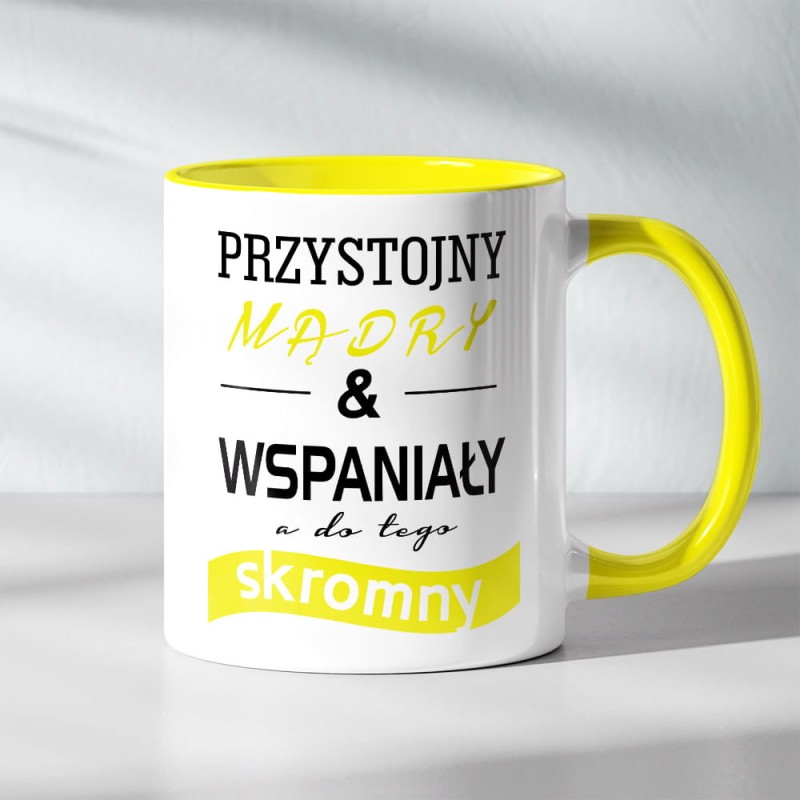 Kubek Przystojny Mądry & Wspaniały