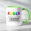 Kubek Zielony Z Własnym Nadrukiem