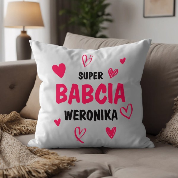 Poduszka Dla  Babci z Imieniem
