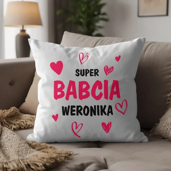 Poduszka Dla  Babci z Imieniem