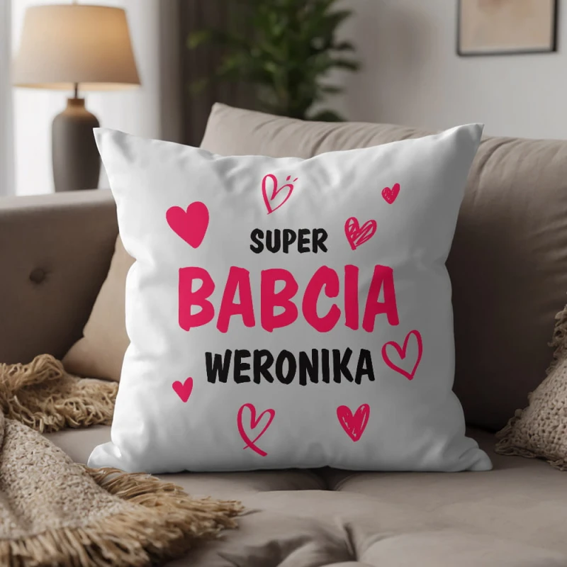 Poduszka Dla  Babci z Imieniem