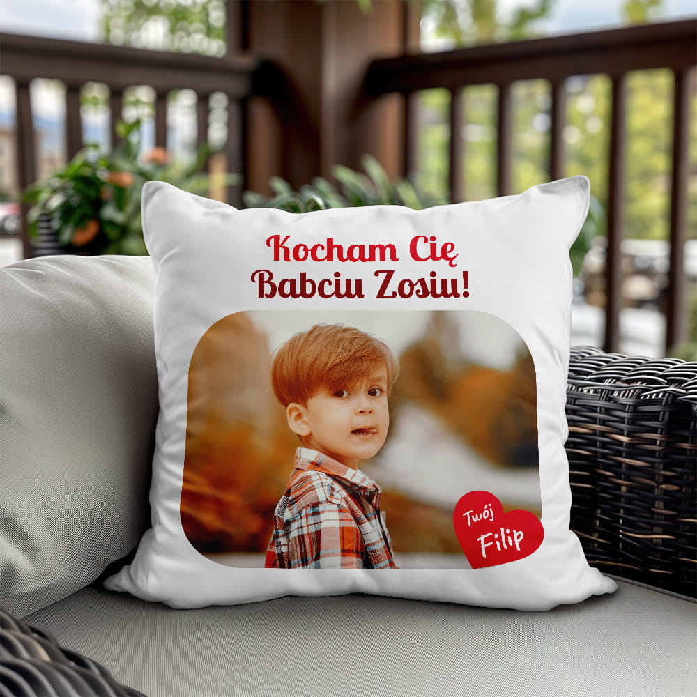 Personalizowana poduszka dla babci