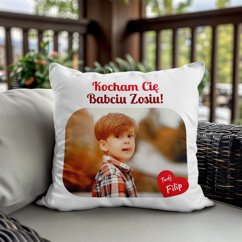 Personalizowana poduszka dla babci