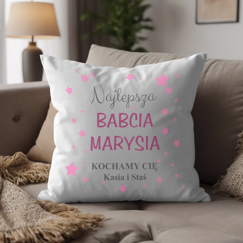 Poduszka Dla Babci z Imionami