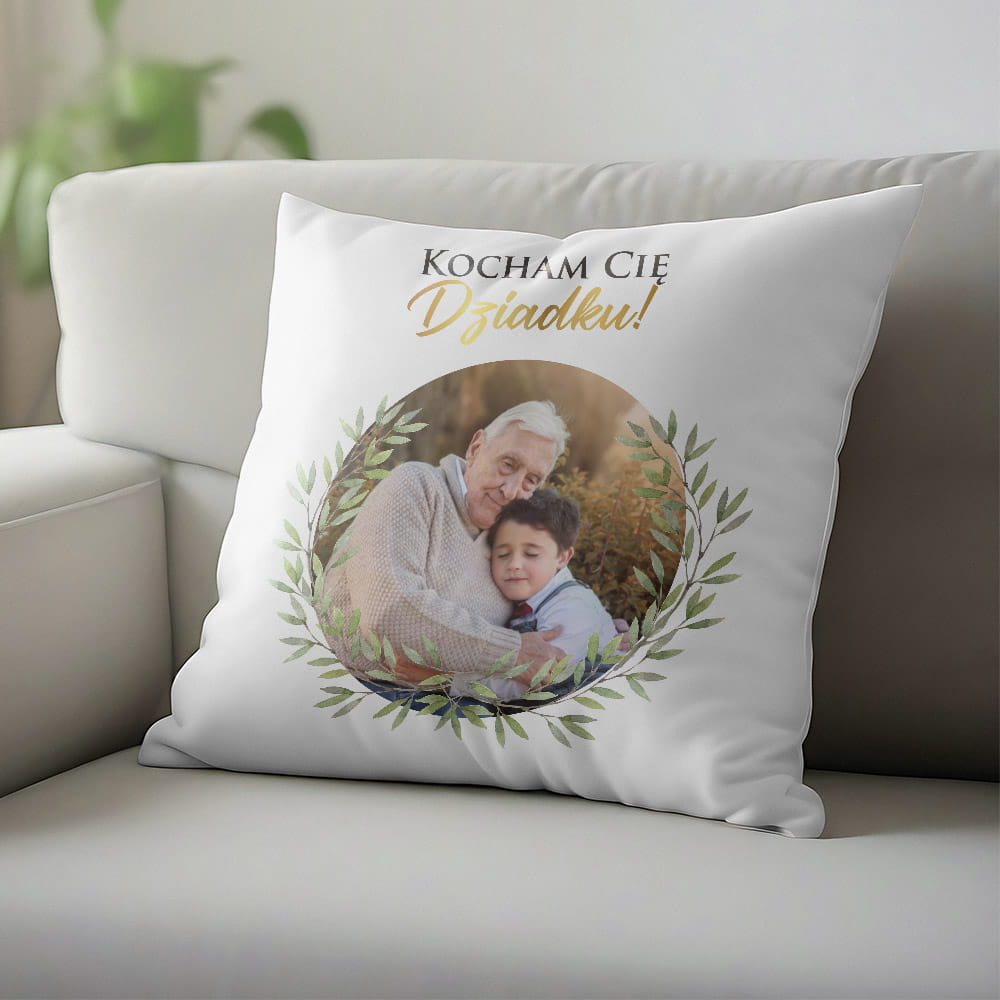 Poduszka Na Dzień Dziadka Ze Zdjęciem