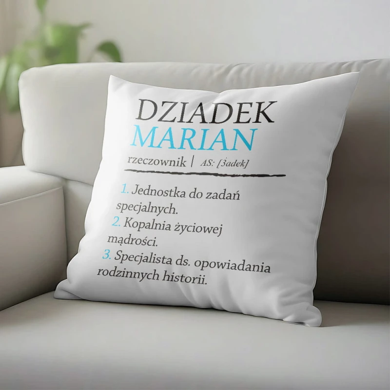 Poduszka Dla Dziadka z Imieniem