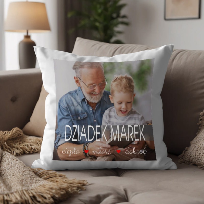 Poduszka Dla Dziadka Ze Zdjęciem