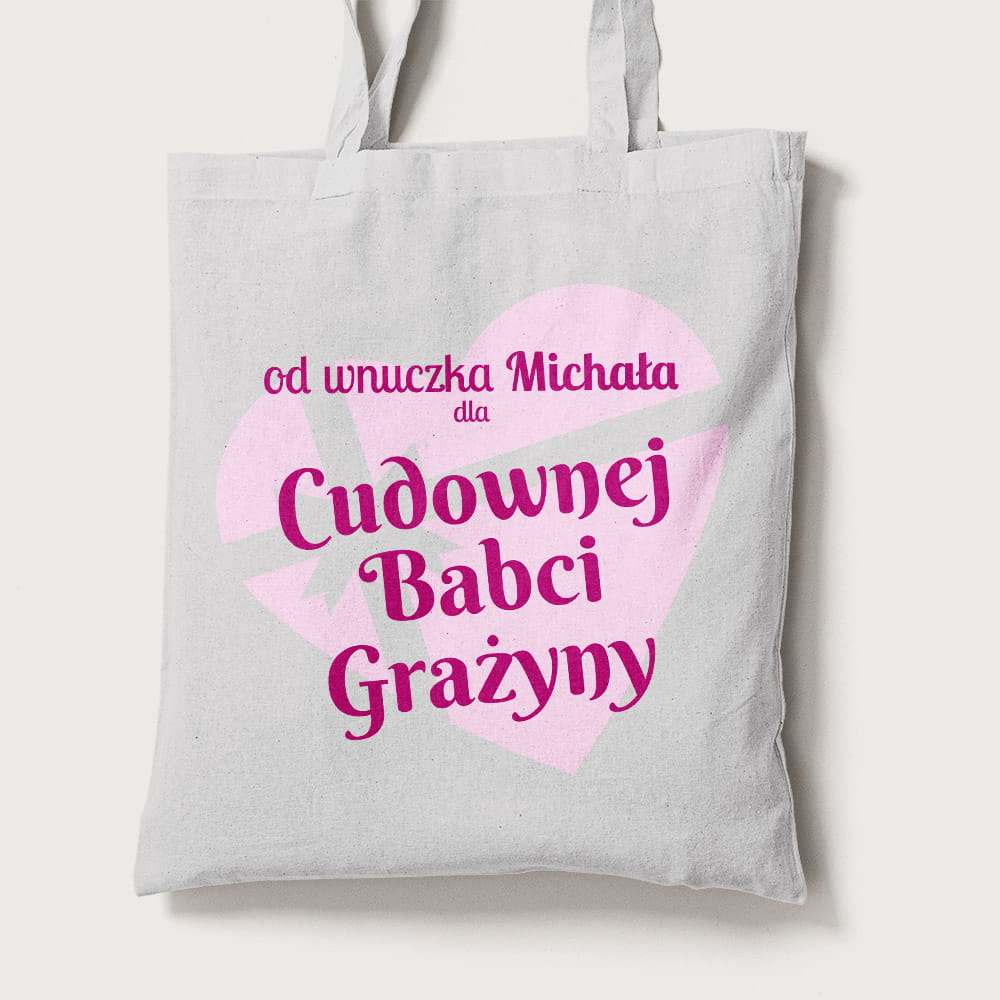 Torba Na Dzień Babci Z Imionami