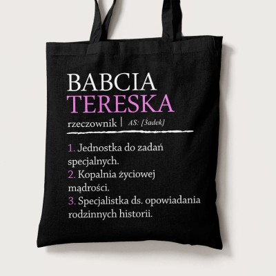 Torba Na Dzień Babci Z Imieniem