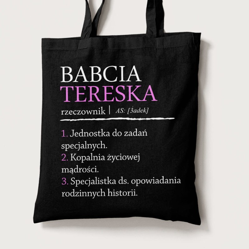 Torba Na Dzień Babci Z Imieniem