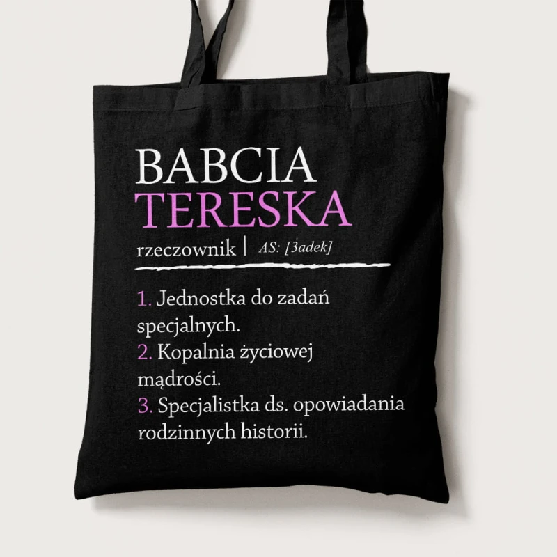 Torba Na Dzień Babci Z Imieniem