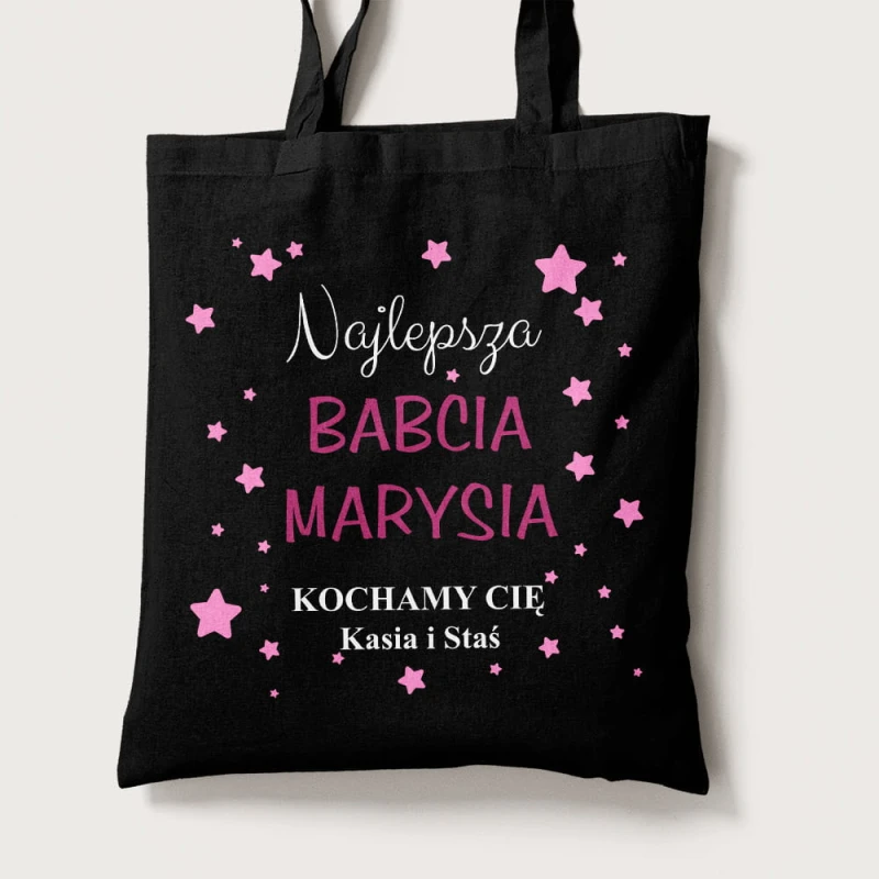 Torba Na Dzień Babci Z Imieniem i Dedykacją