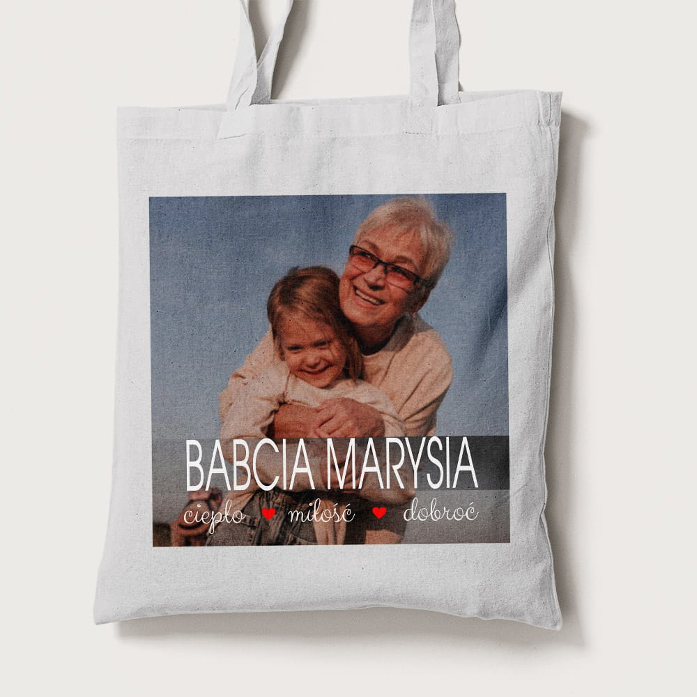Torba Na Dzień Babci Ze Zdjęciem