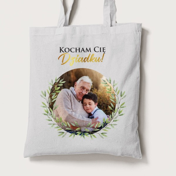 Torba Na Dzień Dziadka Ze Zdjęciem