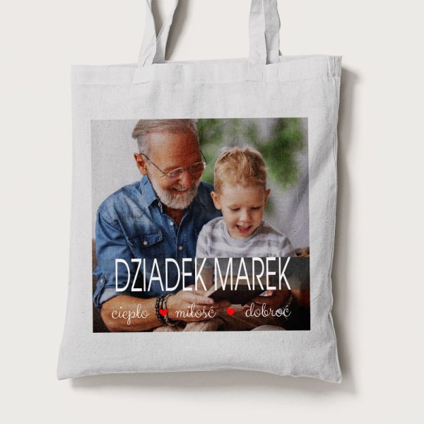 Torba Na Dzień Dziadka Ze Zdjęciem