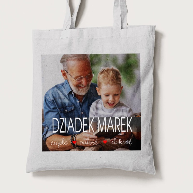 Torba Na Dzień Dziadka Ze Zdjęciem
