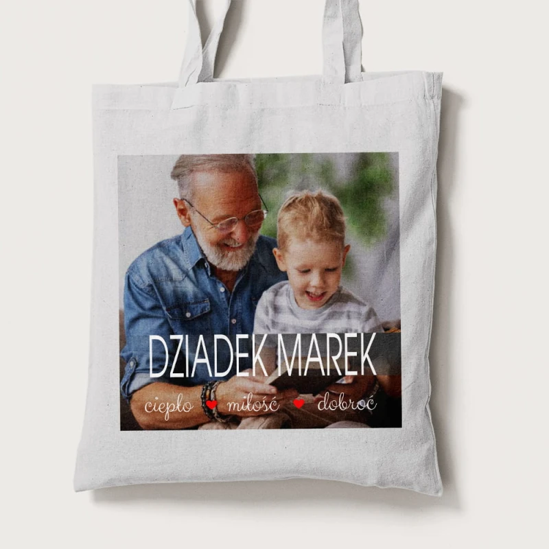 Torba Na Dzień Dziadka Ze Zdjęciem
