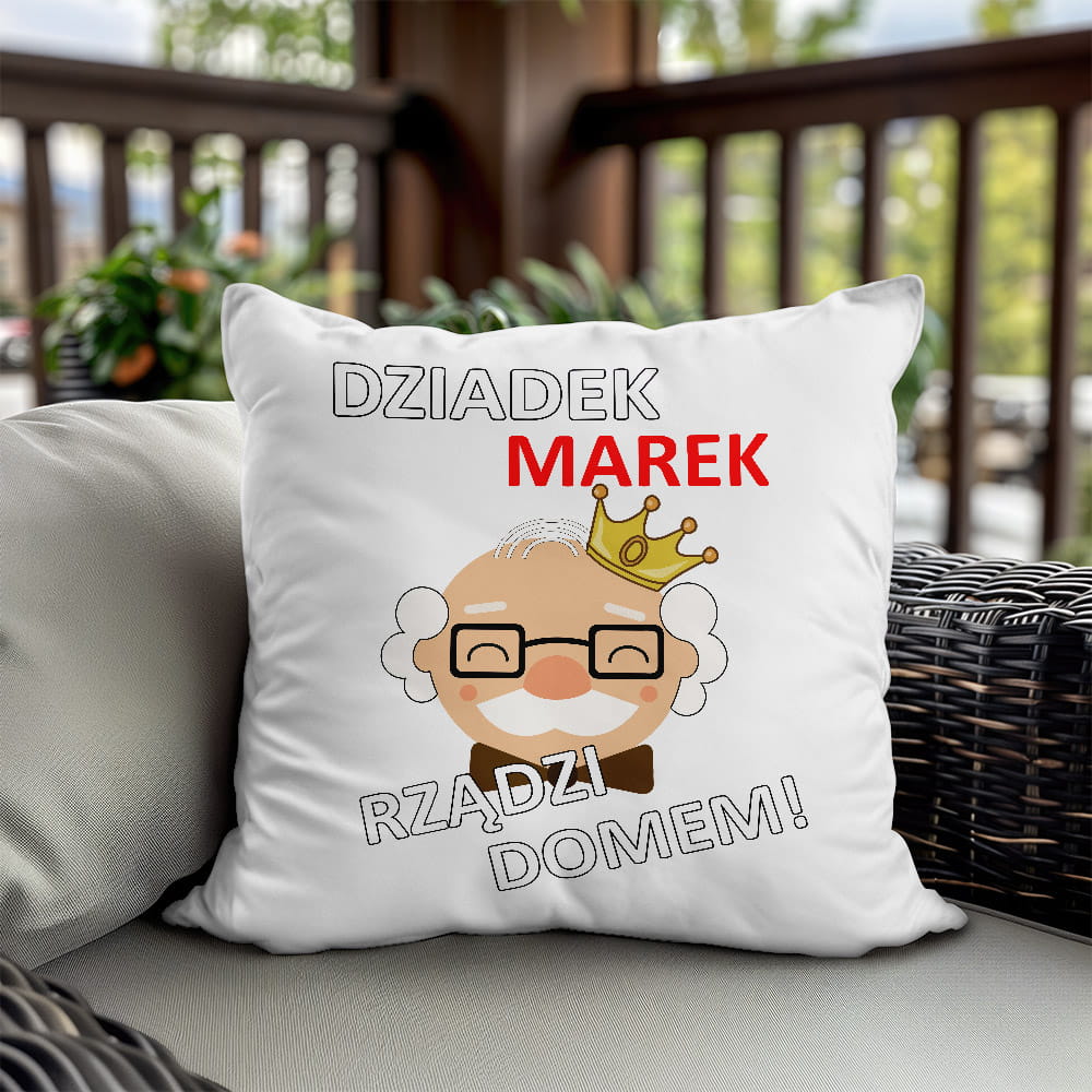 Poduszka Dla Dziadka z Imieniem