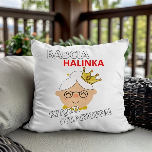 Poduszka Dla  Babci Z Imieniem