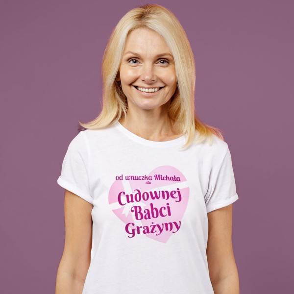 Koszulka Na Dzień Babci Z Imionami
