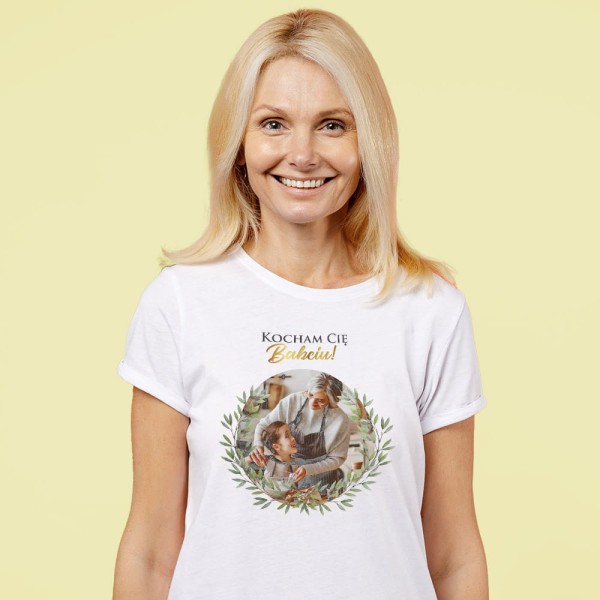 Koszulka Na Dzień Babci Ze Zdjęciem