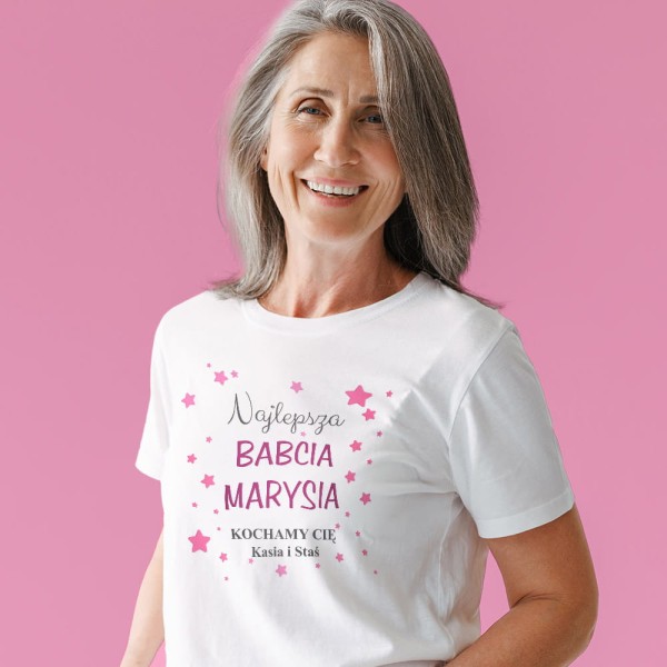 Koszulka Na Dzień Babci Z Imionami