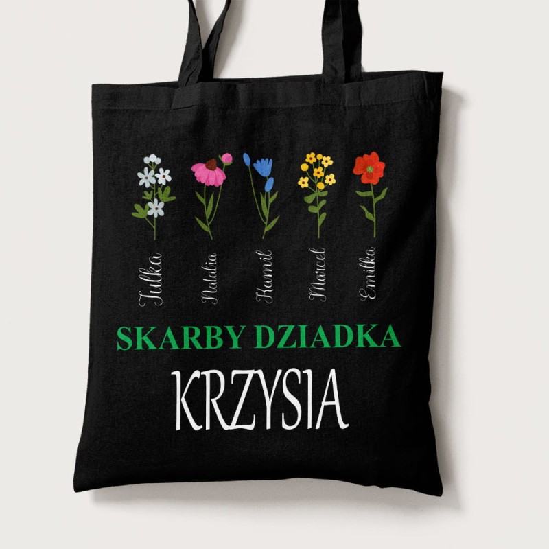 Torba Na Dzień Dziadka Z Imionami Wnucząt