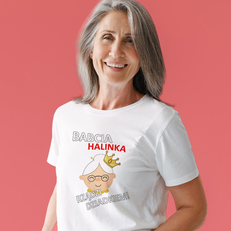 Koszulka Na Dzień Babci Z Imieniem