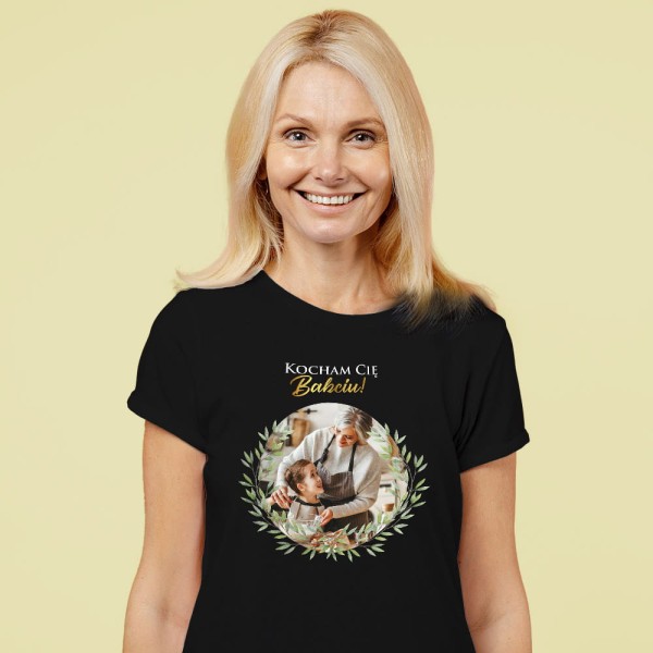 Koszulka Na Dzień Babci Ze Zdjęciem