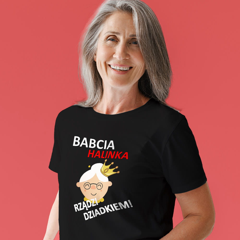 Koszulka Dla Babci z Imieniem