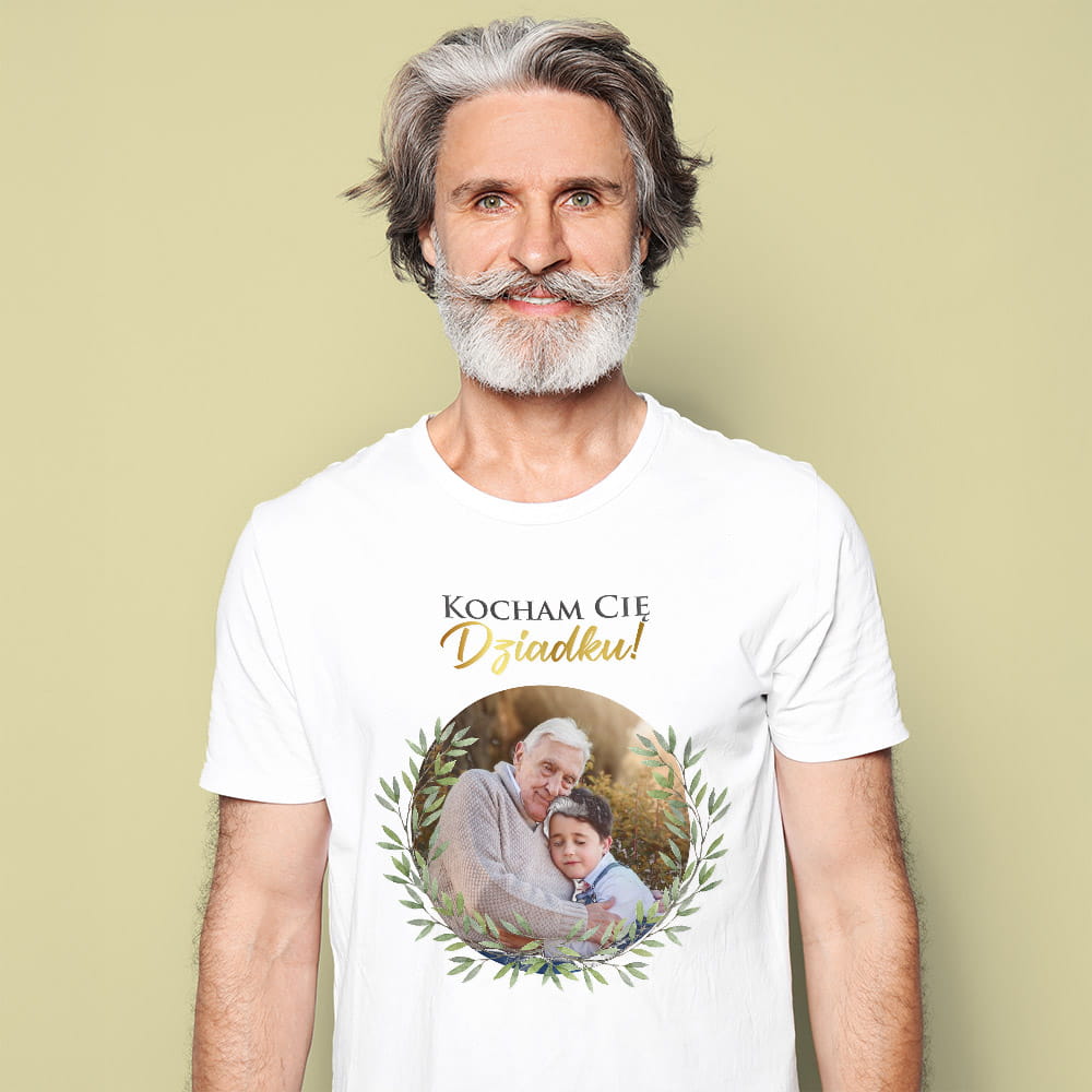 Koszulka Na Dzień Dziadka  Ze Zdjęciem