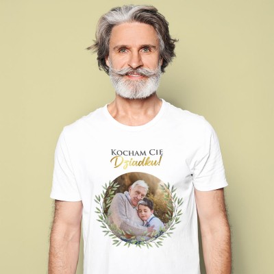 Koszulka Na Dzień Dziadka  Ze Zdjęciem