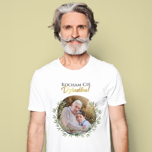 Koszulka Na Dzień Dziadka  Ze Zdjęciem