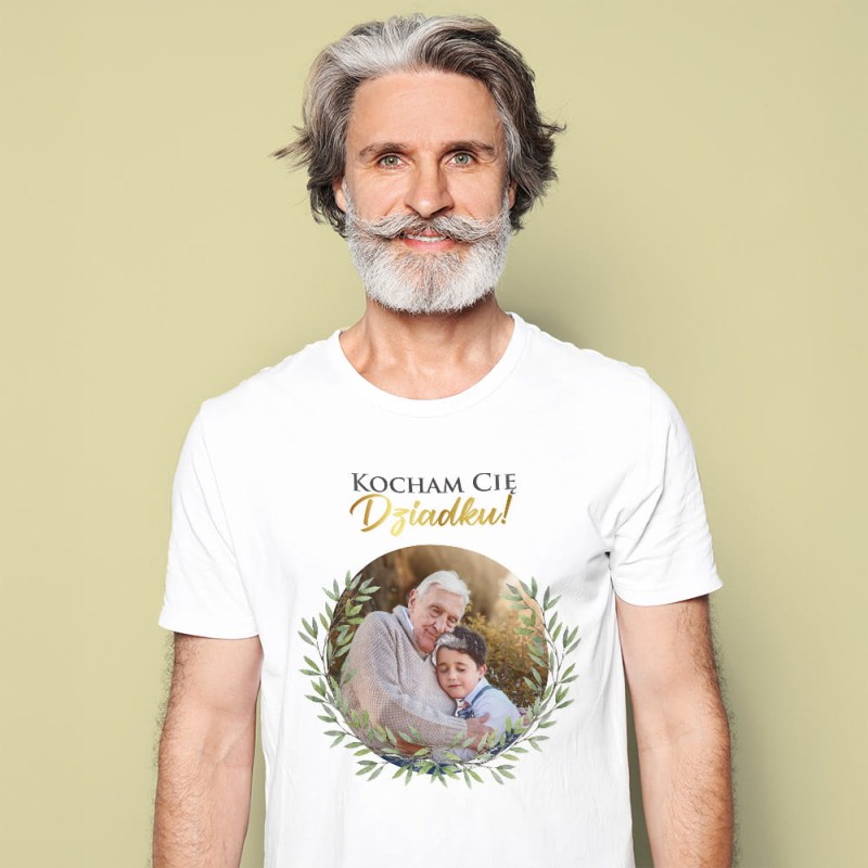 Koszulka Na Dzień Dziadka  Ze Zdjęciem