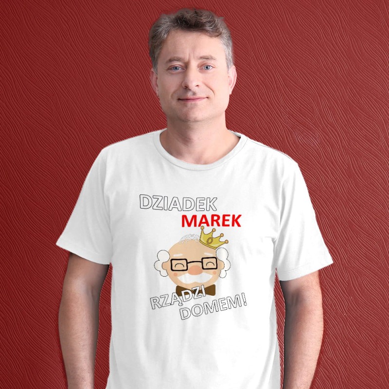 Koszulka Na Dzień Dziadka Z Imieniem