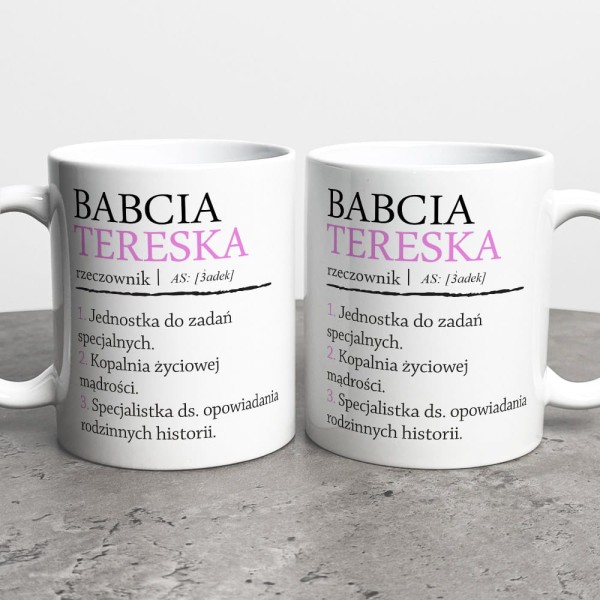 Kubek Dla Babci Z Imieniem
