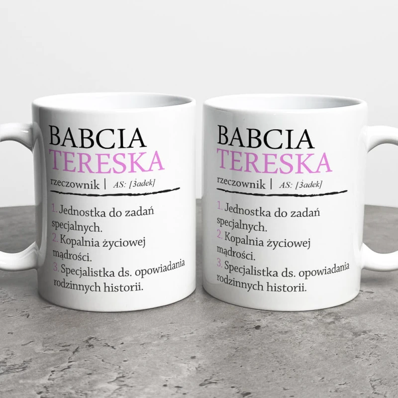 Kubek Dla Babci Z Imieniem