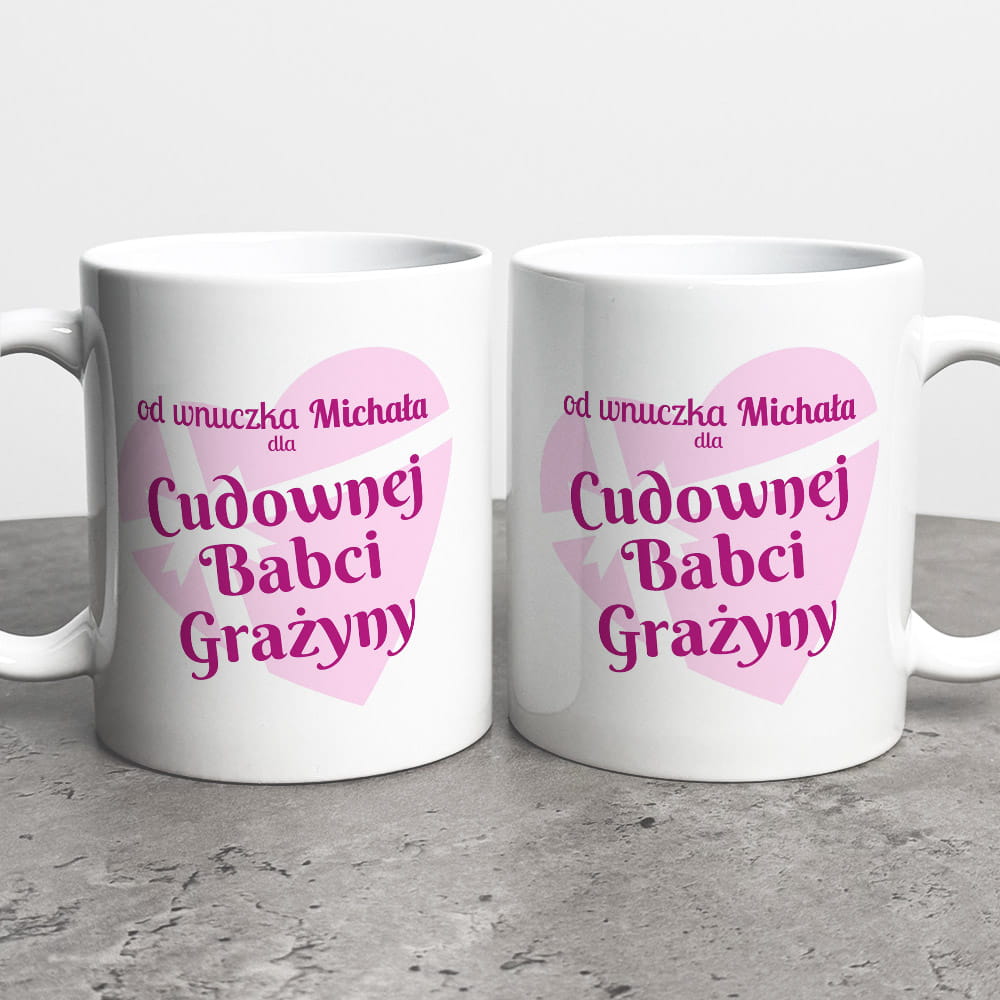 Kubek Dla Babci Z Dedykacją