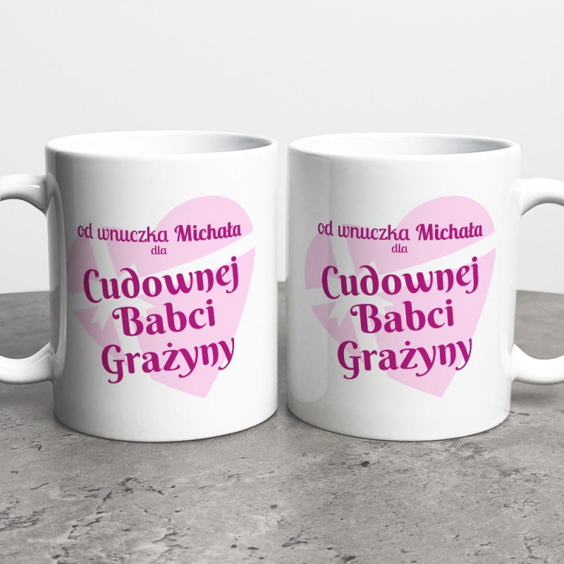 Kubek Dla Babci Z Dedykacją