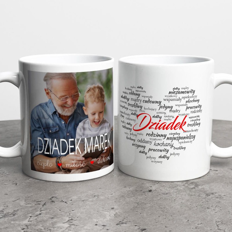 Kubek Dla Dziadka Ze Zdjęciem I Dedykacją
