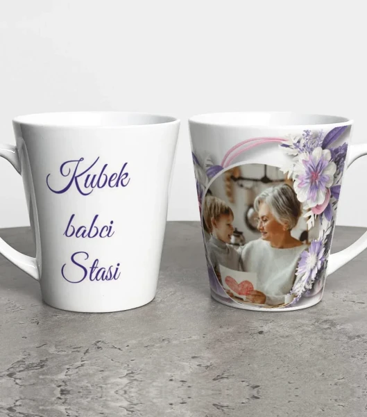 Kubek Latte Na Dzień Babci Ze Zdjęciem – miniatura 1000 × 1134