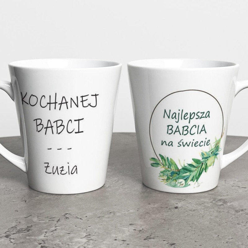 Kubek Latte Z Dedykacją Na Dzień Babci
