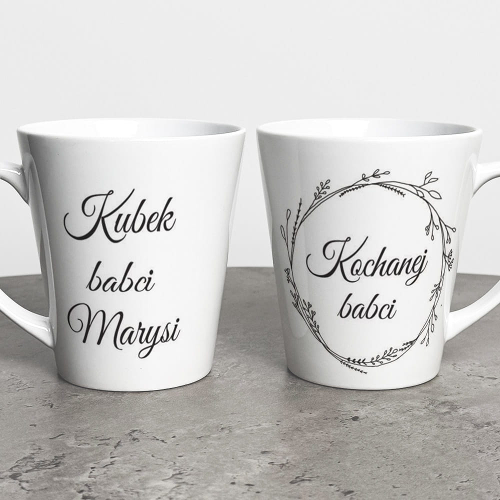 Kubek Latte Z Dedykacją Na Dzień Babci