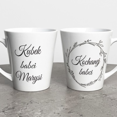 Kubek Latte Z Napisem Dla Babci