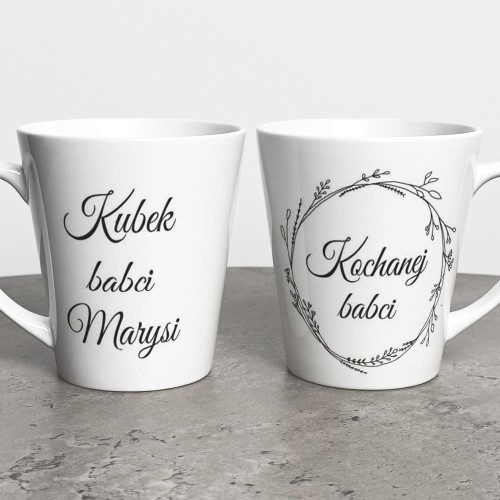Kubek Latte Z Napisem Dla Babci