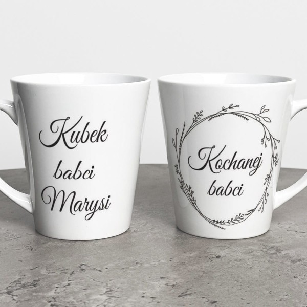 Kubek Latte Z Dedykacją Na Dzień Babci