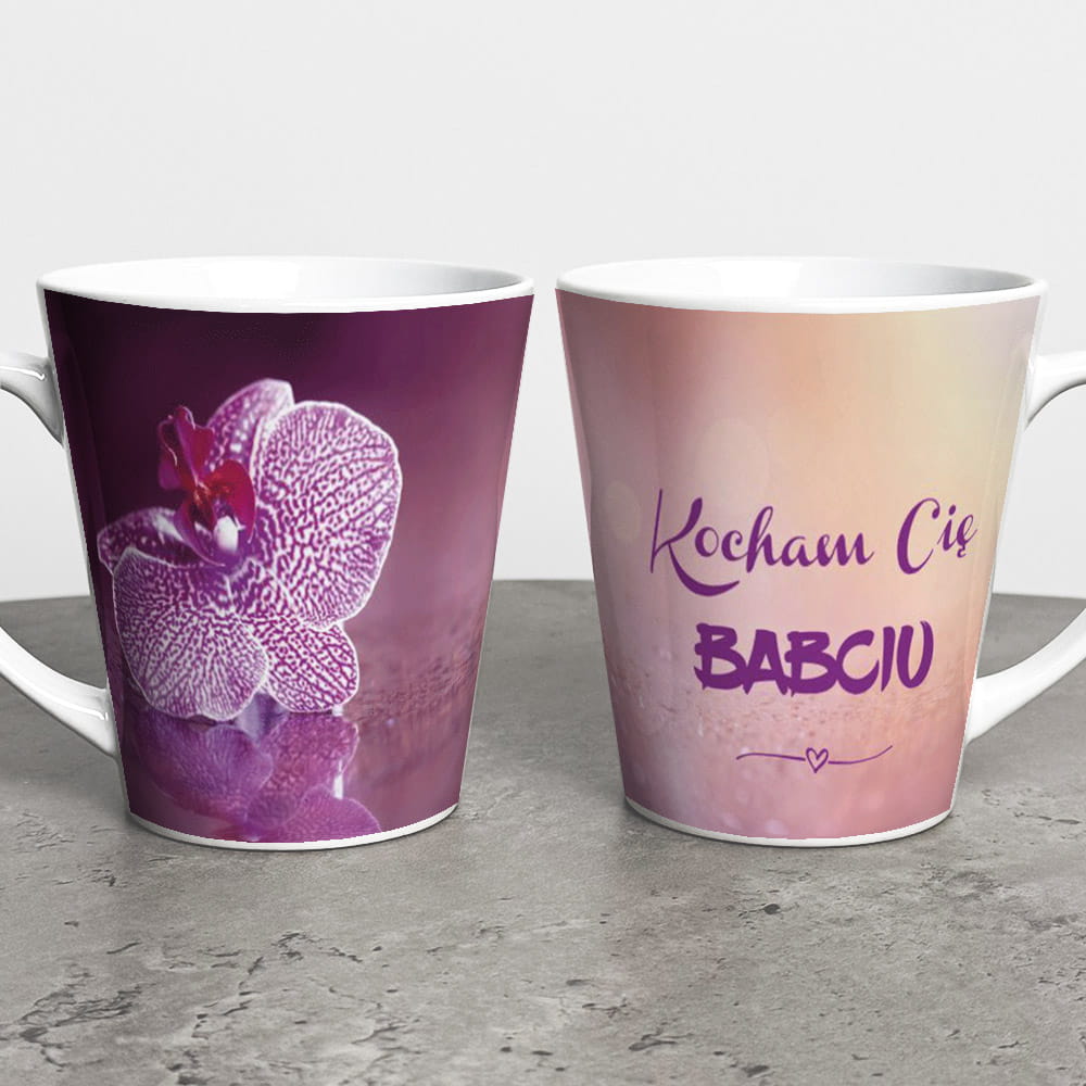 Kubek Latte Z Napisem Dla Babci