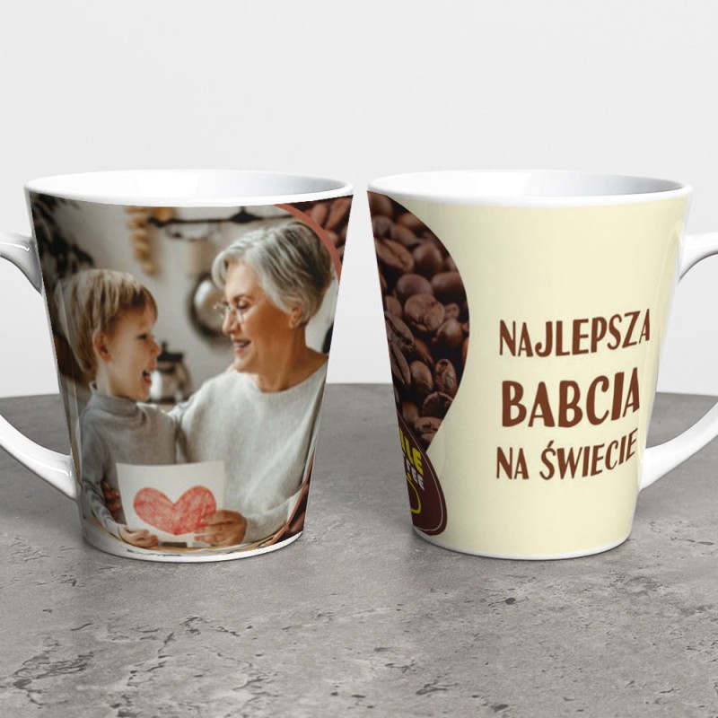 Kubek Latte Dla Babci Ze Zdjęciem